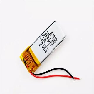 Einzelzelle - 301230 - 3,7 Volt 110mAh Li-Polymer