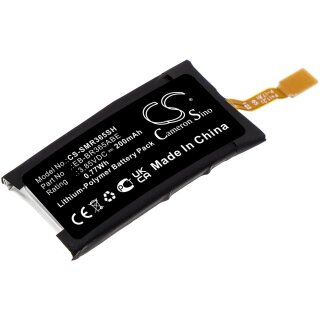 Ersatzakku - CS-SMR365SH - Samsung Gear Fit 2 Pro / EB-BR365ABE - 3,85 Volt 200mAh Li-Polymer