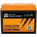 LIONTRON - LI-SMART-LX-12-80 - 12 Volt 80Ah LiFePO4 -...