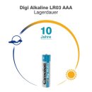 Camelion - Digi Alkaline - Micro AAA / LR03 - 1,5 Volt 1250mAh Zink-Mangandioxid - 4er Blister