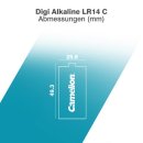 Camelion - Digi Alkaline - Baby C / LR14 - 1,5 Volt 8500mAh Zink-Mangandioxid - 2er Blister