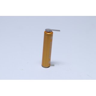 Liter - IMR10440 - Micro AAA / 10440 - 3,7 Volt 380mAh Li-Ion mit Lötfahne - U-Form