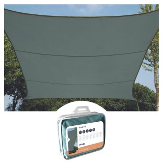 Perel - GSS4360GG - Sonnensegel, Segel Sonnenschutz für Terrasse und Pool