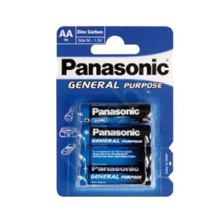 Panasonic - GENERAL Purpose - Mignon AA R6 - Zn/C - 4er Pack