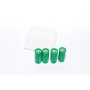 Set - 4x Varta - CR 2/3 AA - 3 Volt 1350mAh Lithium + Batteriebox