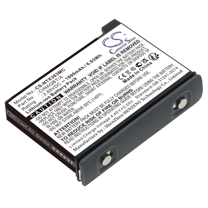 vhbw 1x batteria compatibile con Symbol MC1000 lettore di codici a barre, POS (1600mAh, 3,6V, Li-Ion