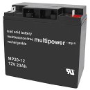 Multipower - MP20-12 - 12 Volt 20Ah Pb