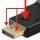 goobay - DisplayPort-auf-VGA-Adapter 1.1, 0,15 m - DisplayPort-Stecker > VGA-Buchse (15-polig)