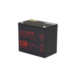 CSB - HRL12200W-FR - 12 Volt 55Ah [C20] Pb - M6 Innengewinde