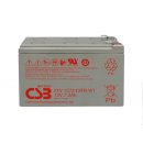 CSB - XTV1272FR - 12 Volt 7,2Ah Pb - Faston 6,3mm