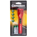 Camelion -  FL1L2AA2R6P - LED Taschenlampe klein + 2 x R6 Batterien