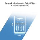 Camelion - Schnell - Ladegerät BC-1002A inkl. 4x Ni-MH Always Ready Akku Mignon AA 2300mAh