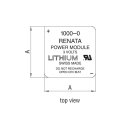 Renata Lithium Powermodul 1000-0 - 3 Volt 950mAh Lithium