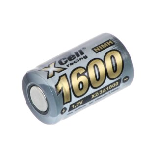 XCell - X2/3A1600 - 2/3A - 1,2 Volt 1600mAh Ni-MH mit Printlötfahne [+Pol Einzelpin / -Pol Doppelpin]