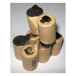 Akkupack für KlauKe RAM1, RAM2 - 4/5SC - 9,6 Volt 2000mAh Ni-MH zum Selbsteinbau