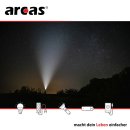 ARCAS - LED Hochleistungstaschenlampe - 18W Zoom - 1600 Lumen - schwarz