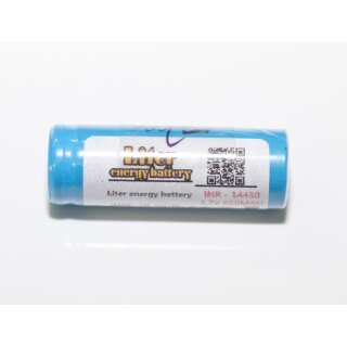 Liter - ICR14430 - 3,7 Volt 600mAh Li-Ion ohne Lötfahne