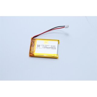Ersatzakku - 604050 - 3,7 Volt 1700mAh Li-Polymer mit JST PHR-2 - Stecker