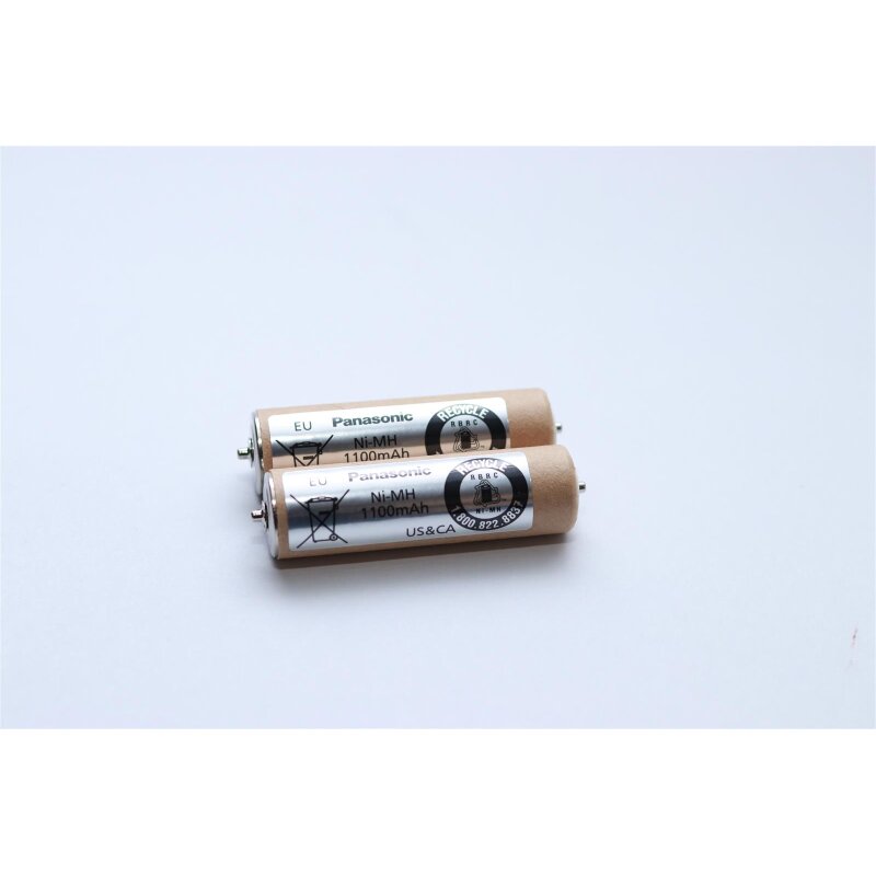 2 Batteries Rechargeables NiMH 1,2V 1800mAh - Compatibles Panasonic WER160L2506, WER203L2508, Etc. (neuf)