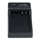 OTB - Akkuladestation DC-K kompatibel zu Panasonic S005 / S007 / S008 / Fuji NP-70 / Samsung IA-BH125C