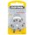 Rayovac - Extra Advanced 10 / PR70 - 1,4 Volt 105mAh Zn/Luft - 6er Blister  - EOL = Mindesthaltbarkeitsdatum abgelaufen