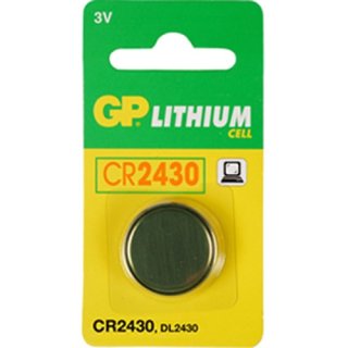 GP - CR2430 - 3 Volt 280mAh Lithium - Knopfzelle