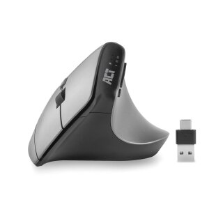 Kabellose ergonomische Maus mit Bluetooth und USB-C / USB-A