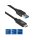 USB 3.0 Kabel, USB-A auf USB-C, 1 Meter