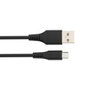 USB-Kabel - USB 2.0 A auf C 60W, vernickelt, TPE-Kabel -...