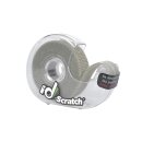 Klettband - Rolle 2m x 2cm - Farbe grau