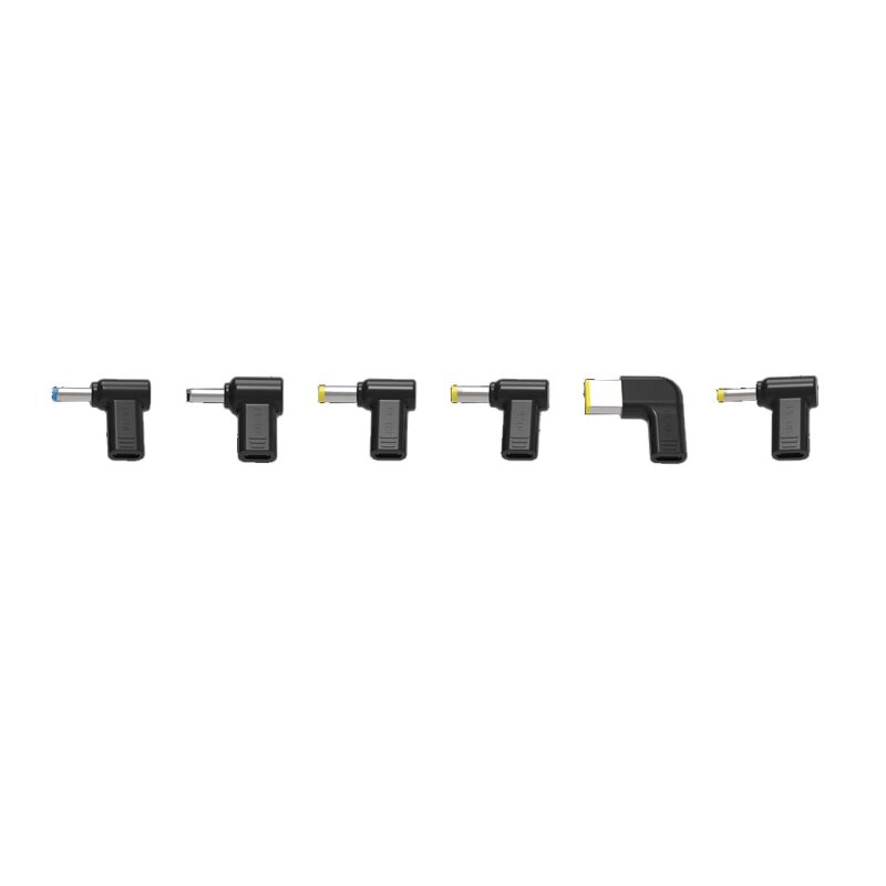Set mit 6 Stück USB-C zu Laptop-Steckern - HP®, Dell®, Acer®, Lenovo®