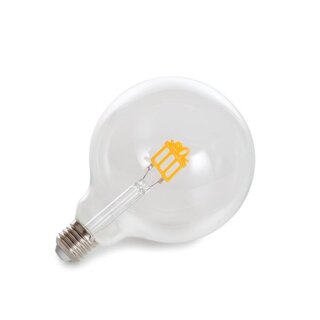 Deco bulb - LED-Leuchtmittel - Geschenk - goldfarbenes Filament - E27