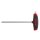 Wiha Winkelschraubendreher mit T-Griff ComfortGrip Sechskant MagicRing® mit Seitenantrieb, matt verchromt (45440) 3 x 100 mm
