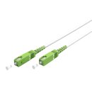 Glasfaserkabel (FTTH), Singlemode (OS2) White, (Simplex), 0,5 m