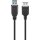USB 3.0 SuperSpeed-Verlängerungskabel, Schwarz