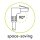 CAT 6A Patchkabel 1x 90° gewinkelt, U/UTP, weiß