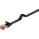 CAT 6 Flach-Patchkabel, U/FTP, schwarz