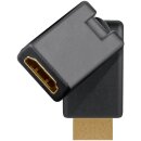 HDMI™ Adapter 180°, vergoldet (4K @ 60 Hz)