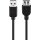 USB 2.0 Hi-Speed-Verlängerungskabel, schwarz
