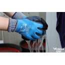 Wonder Crip - Aqua - WG-318 - Gr. S/7 - Latexhandschuh mit einem 13-Gauge-Nylonfutter