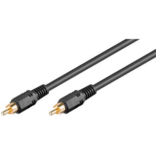 Koaxial Digital Audio Verbindungskabel, Cinch S/PDIF, zweifach geschirmt