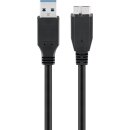 USB 3.0-SuperSpeed-Kabel, Schwarz