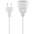 Verlängerungskabel Eurostecker, 3 m, weiß
