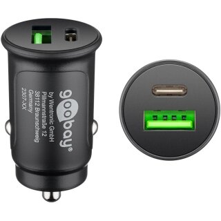 Dual-USB Auto-Schnellladegerät USB-C™ PD (Power Delivery) (30 W)