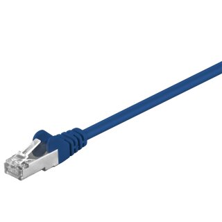 CAT 5e Patchkabel, SF/UTP, blau
