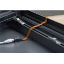 Wasserdichte SAT-Fensterdurchführung, extrem flach (0,3 mm)