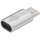 Adapter USB-C™ auf USB 2.0 Micro-B, Silber