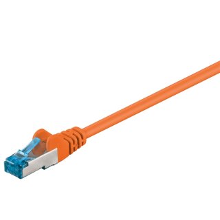 CAT 6A Patchkabel, S/FTP (PiMF), orange