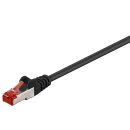 CAT 6 Patchkabel, S/FTP (PiMF), schwarz