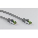 GHMT-zertifiziertes CAT 8.1 Patchkabel, S/FTP (PiMF), grau